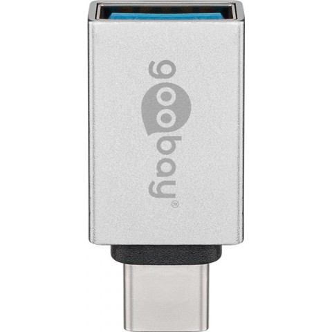 Perėjimas USB C → USB 3.0 (K-L) sidabrinis (silver) OTG Goobay 